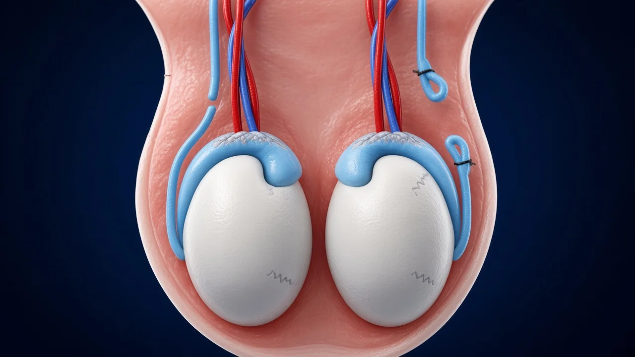 Ilustração varicocele